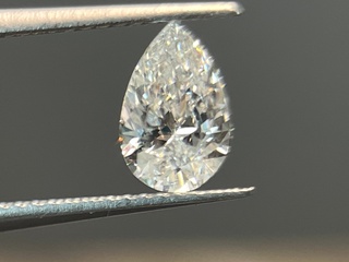 Diamant – 0.29 carat peer geslepen diamant (gecertificeerd)