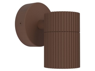 Eglo Tomelloso Wandlamp Buiten  GU10  12 cm  Donkerbruin