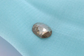 Diamant – 1.29 carat natuurlijke fancy champagne gekleurde roos diaman