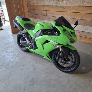 Motor, Kawasaki, Ninja ZX-10R, Groen, 2007