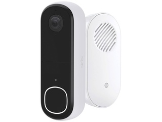 Arlo 2K draadloze video Deurbel met camera & gong Wit