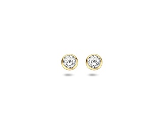 Sparkle14 Zirkonia Dames Oorknoppen 4 mm