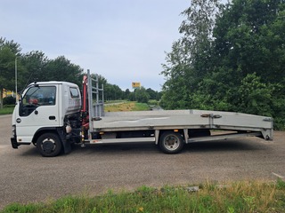 Oprijwagen met laadkraan en lier, Isuzu, N-serie, 2009