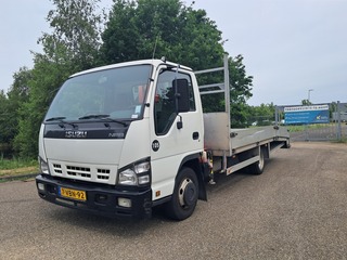Oprijwagen met laadkraan en lier, Isuzu, N-serie, 2009
