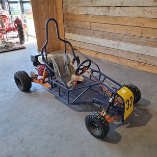 Off-road kart, Blauw / Oranje