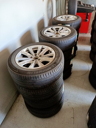 3x Set wielen, BMW, 225/55 R17