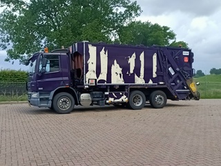 Vuilniswagen, DAF, FAN CF75.250 achterlader, 2010