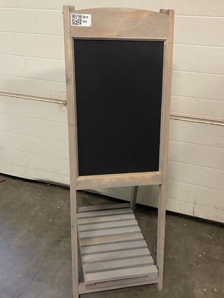 Krijtbord etagère 118cm hoog