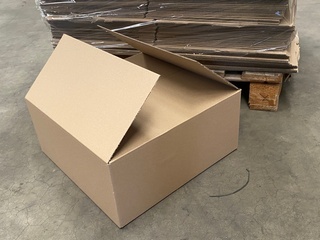 Ca. 270x Verzenddozen 45x45x20cm, bruin