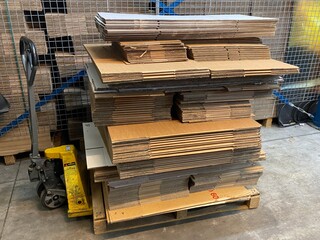 Pallet diverse afmetingen verzenddozen