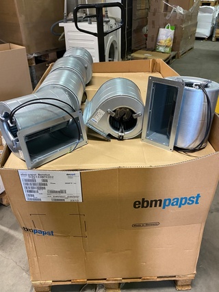 Ca. 22x Stuks slakkenhuis ventilatoren Ebm papst, D3G133-BF03-03