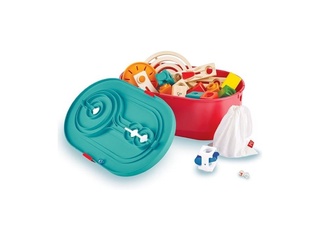 Hape Toys Quadrilla Stack Track Bucket Set
