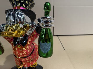 Dagobert Duck Beeld, Lior24, Zwart / Zilver / Goud / Rood / Groen
