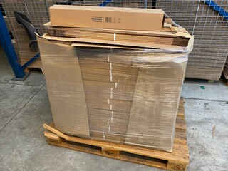 Ca. 150x Stuks kokerdozen 705x108x108mm, bruin