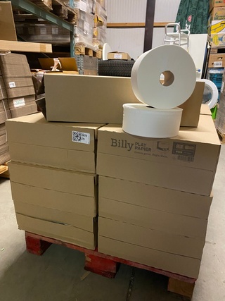 7x Dozen a 12 stuks jumbo wc-rol 270 meter
