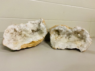 Bergkristal geode