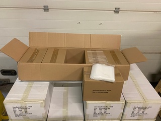 Ca. 20x Doosje a 1000 stuks gripzakjes 150x200mm