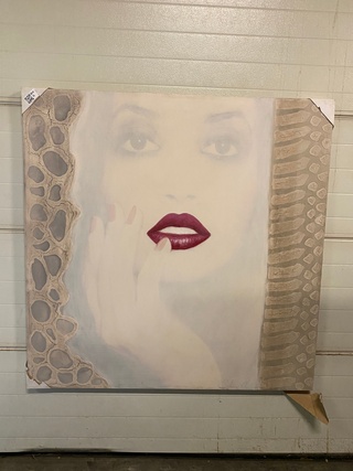 Groot modern olieverf schilderij Sabine Kleiren