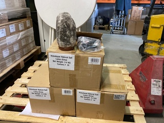 Ca. 11x Himalaya zoutlampen, grijs