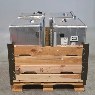 4x Metalen transportkoffer, ALU München