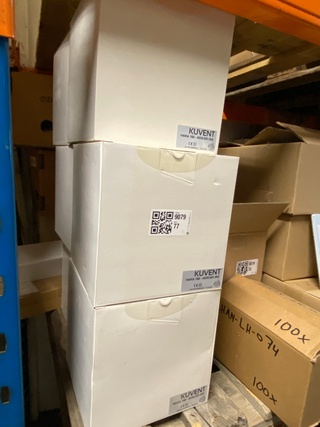 6x Buisventilator Etaline M Ø160 mm Hittebestendig Kuvant