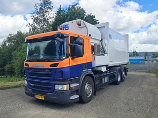 Vuilniswagen met zijlader, Scania, P 280 Euro 6 HS, 2014