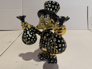Dagobert Duck Beeld, Lior24, Zwart met goudkleurige accenten