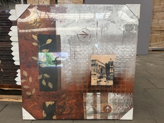 17x Canvas schilderij modern 80×80, PV 075