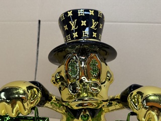 Dagobert Duck Beeld, Lior24, Zwart, goud en metallic groen