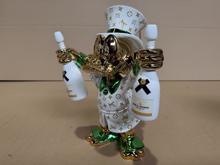 Dagobert Duck Beeld, Lior24, Wit, goud en metallic groen