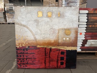 18x Canvas schilderij modern 80×80, PV 073