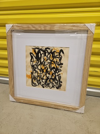 Aquarel op papier schilderij, Ernst Vijlbrief