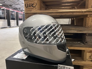 Motorhelm maat L, Ultrasport, grijs