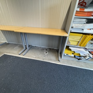 2x Tafel, Ikea, effectiv, beuken/grijs