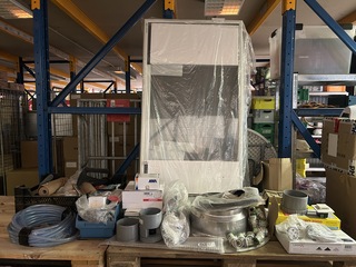 Partij bouwmarkt artikelen w.o. badkameraccessoires, persfittingen, W.