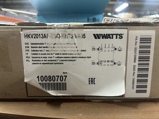 Vloerverwarmingsverdeler, Watts, 10080707