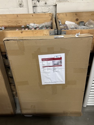 Elektrische radiator 80×60 cm, Vasco, platina grey