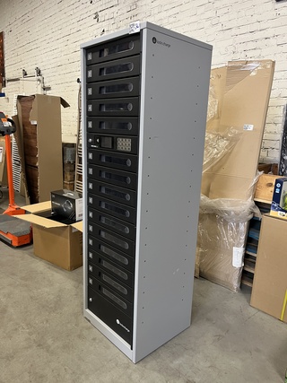 Smart locker, netwerkkluis Lockncharge, FUYL Tower 15