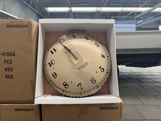 Ca. 23x Houten klok Paris 40 cm, PV 053
