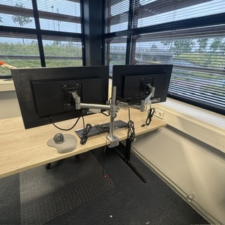 Monitorsteun met 2x monitor, Philips, 245B