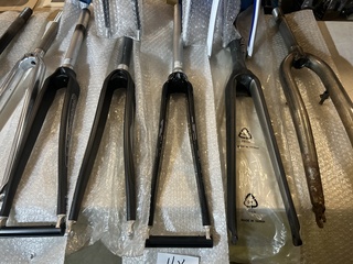 Ca. 11x Carbon/aluminium voorvork