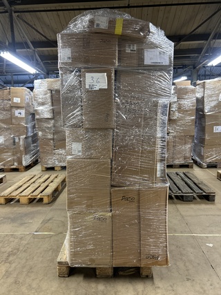 Pallet met 36 stuks design verlichting, Paco Home
