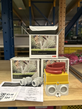 3x Werkschakelaar ABB, ONE20M4Y