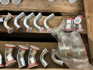 Ca. 40x Persfittingen, Geberit