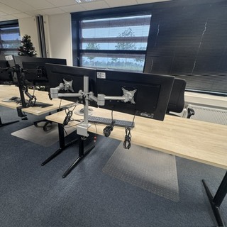 Monitorsteun met 2x monitor, Philips, 245B