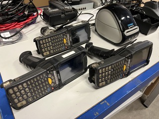 12x Diversen w.o. handheld computer en labelprinters W.o. Symbol, Dymo