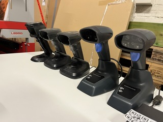 5x Handscanner, barcode scanner Zebra, w.o. DS22