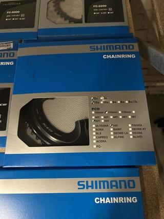 8x Kettingblad, Shimano