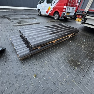 Ca. 12x Golfplaat, zwart