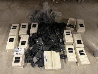 Ca. 50x Deksel voor opbouwdoos wand/plafond, toebehoren, ABB